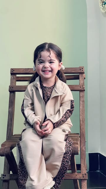 ست سه تیکه دخترانه جنس دورس دو نخ دوخت مزونی