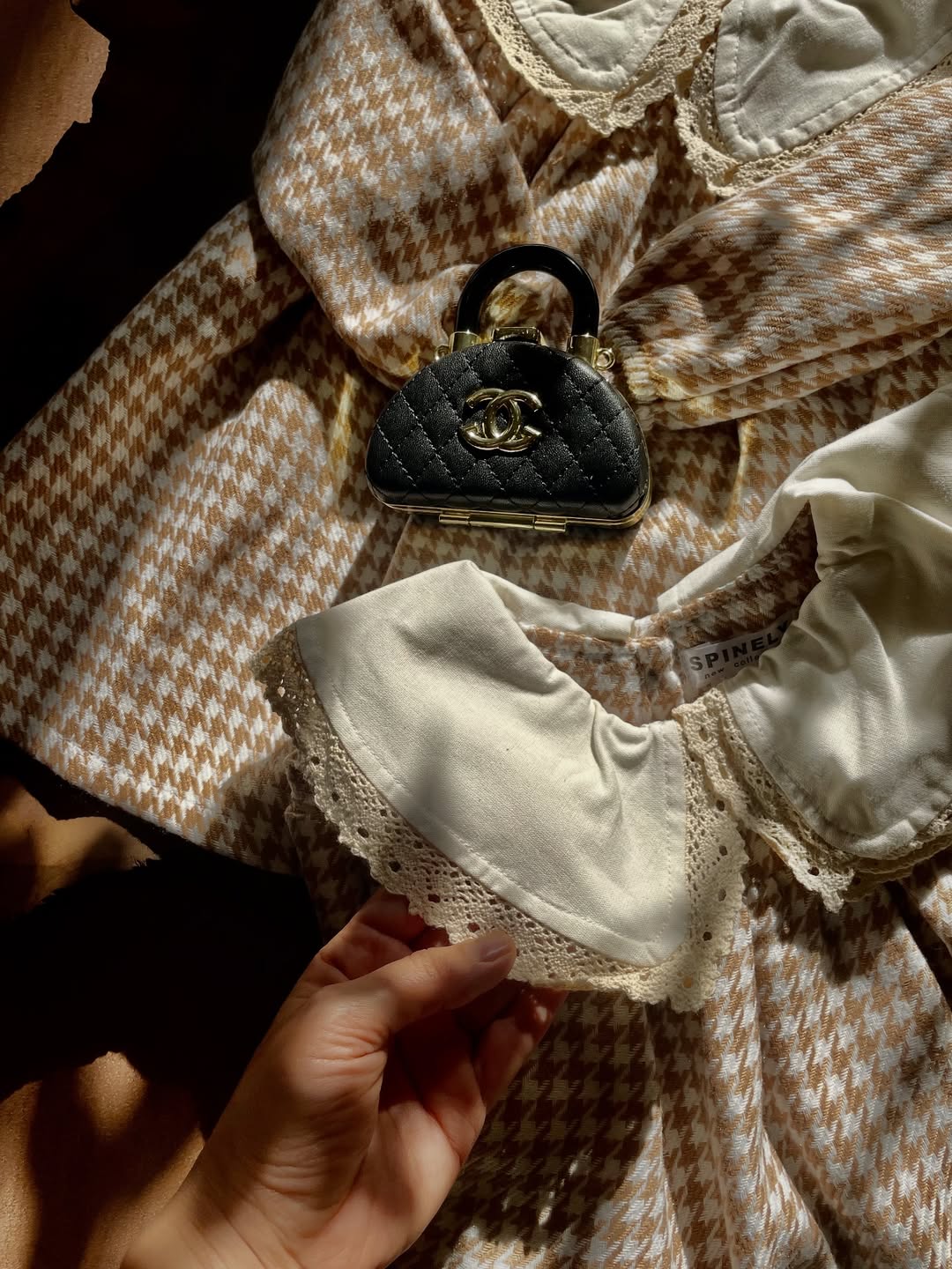 پیراهن دخترانه آستین بلند جنس پیر دوبل پشمی